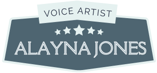 Alayna Jones Voice Artist Header Logo